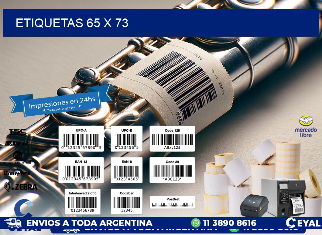ETIQUETAS 65 x 73