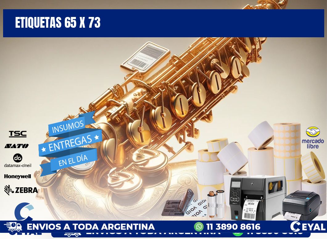 ETIQUETAS 65 x 73