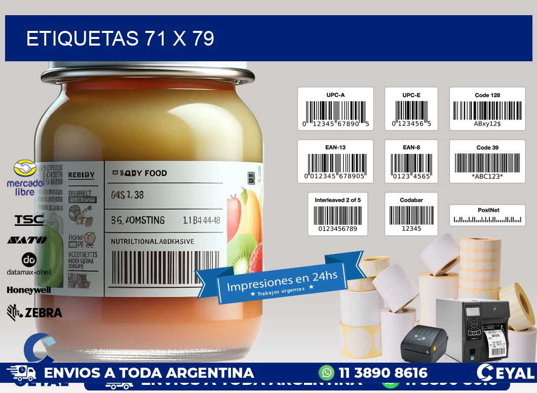 ETIQUETAS 71 x 79