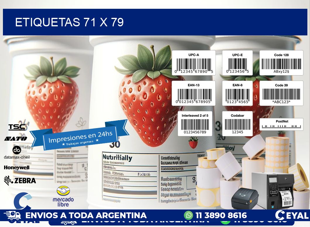 ETIQUETAS 71 x 79