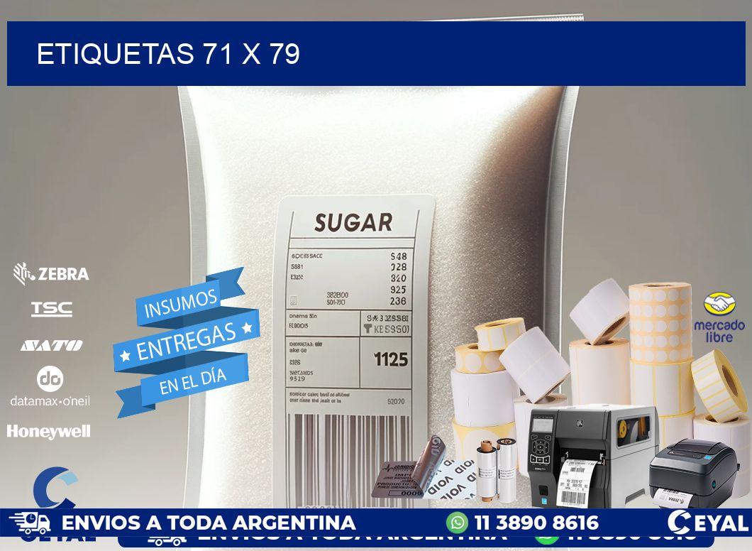 ETIQUETAS 71 x 79