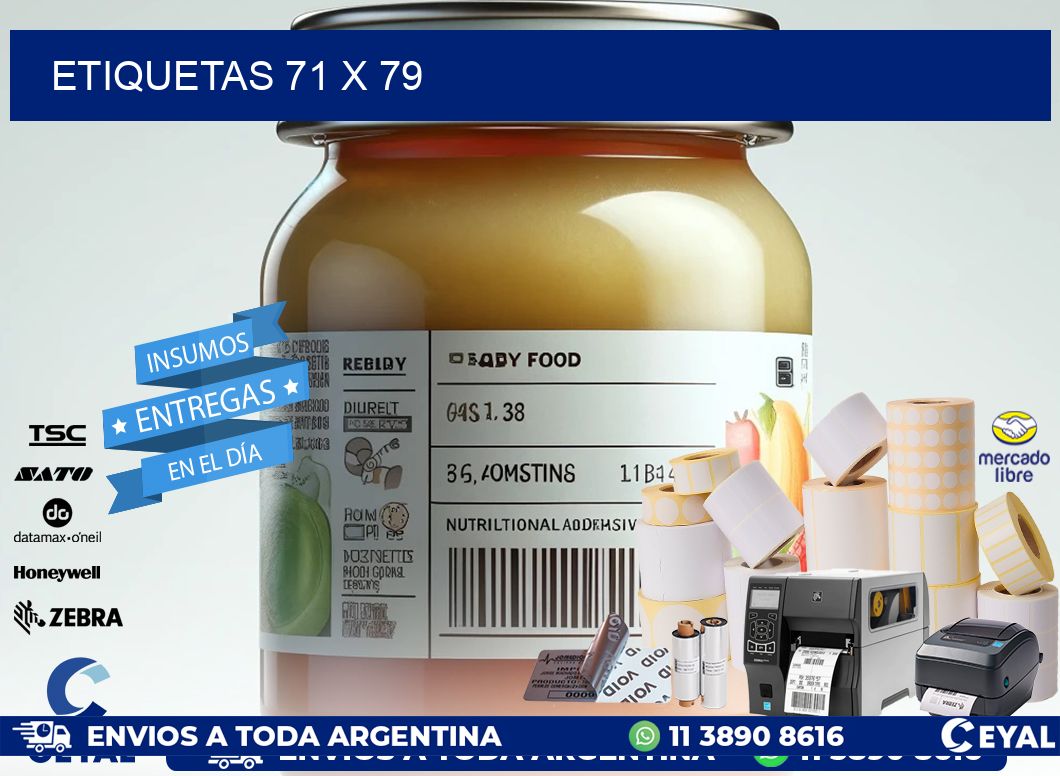 ETIQUETAS 71 x 79