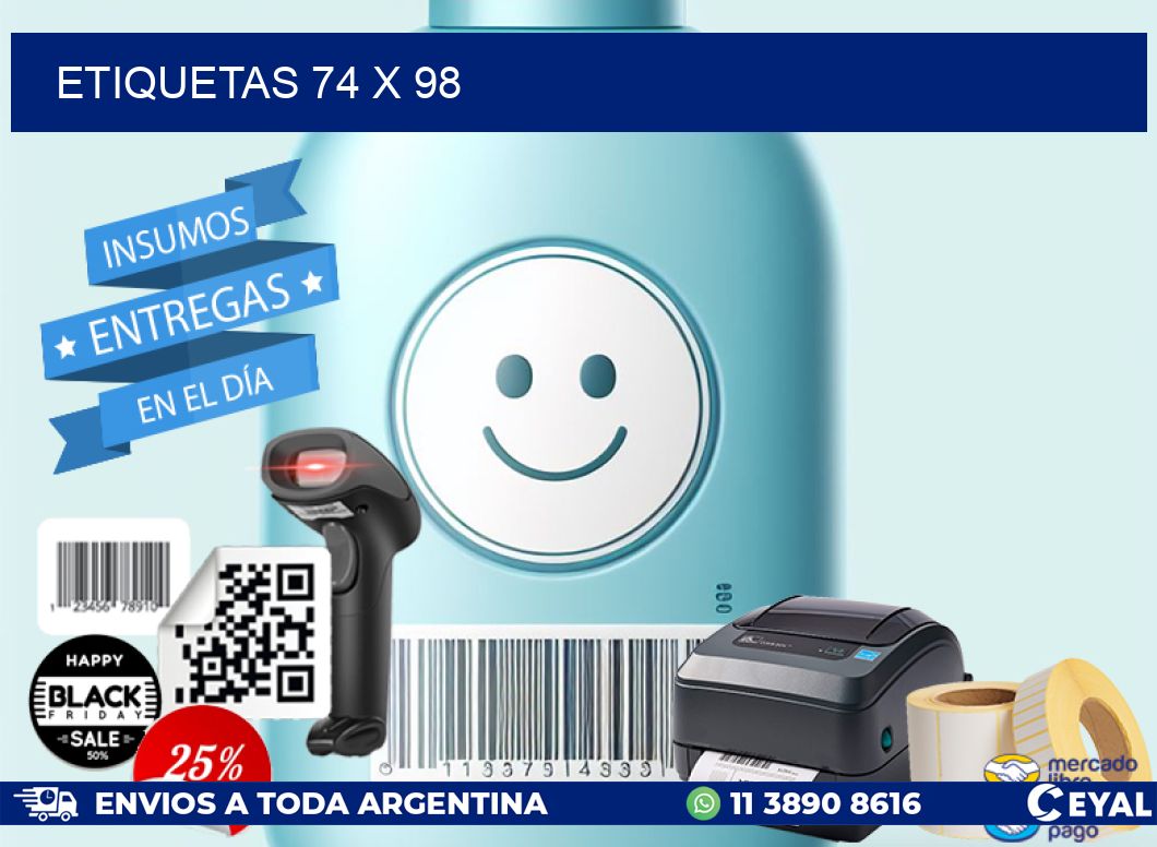 ETIQUETAS 74 x 98
