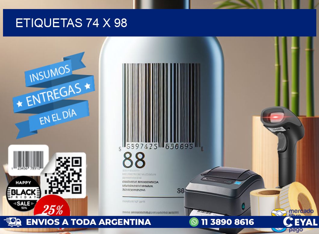 ETIQUETAS 74 x 98