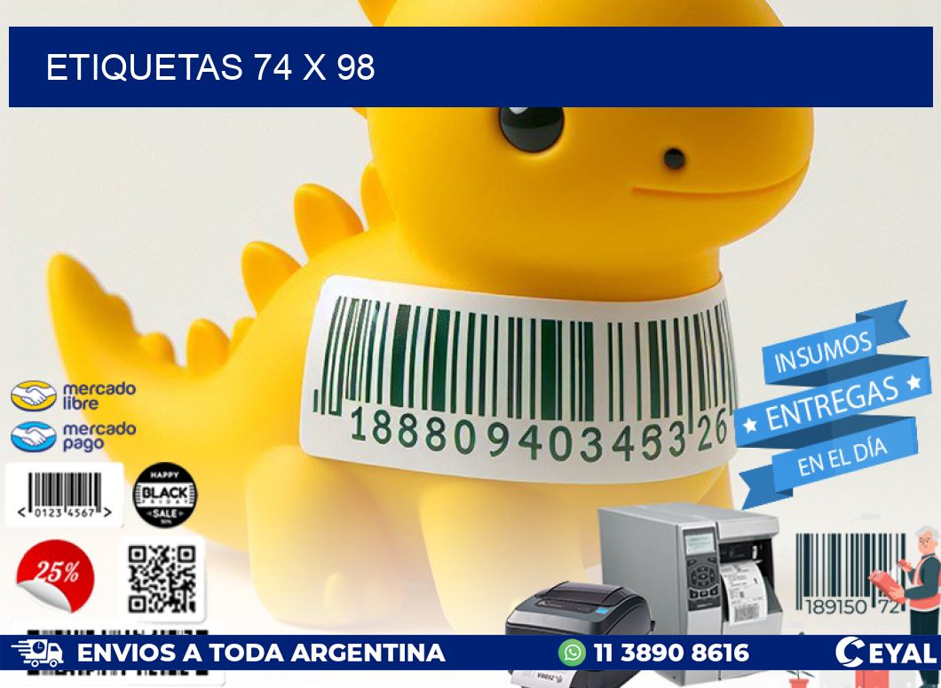 ETIQUETAS 74 x 98
