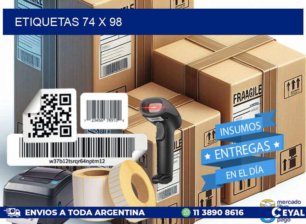 ETIQUETAS 74 x 98