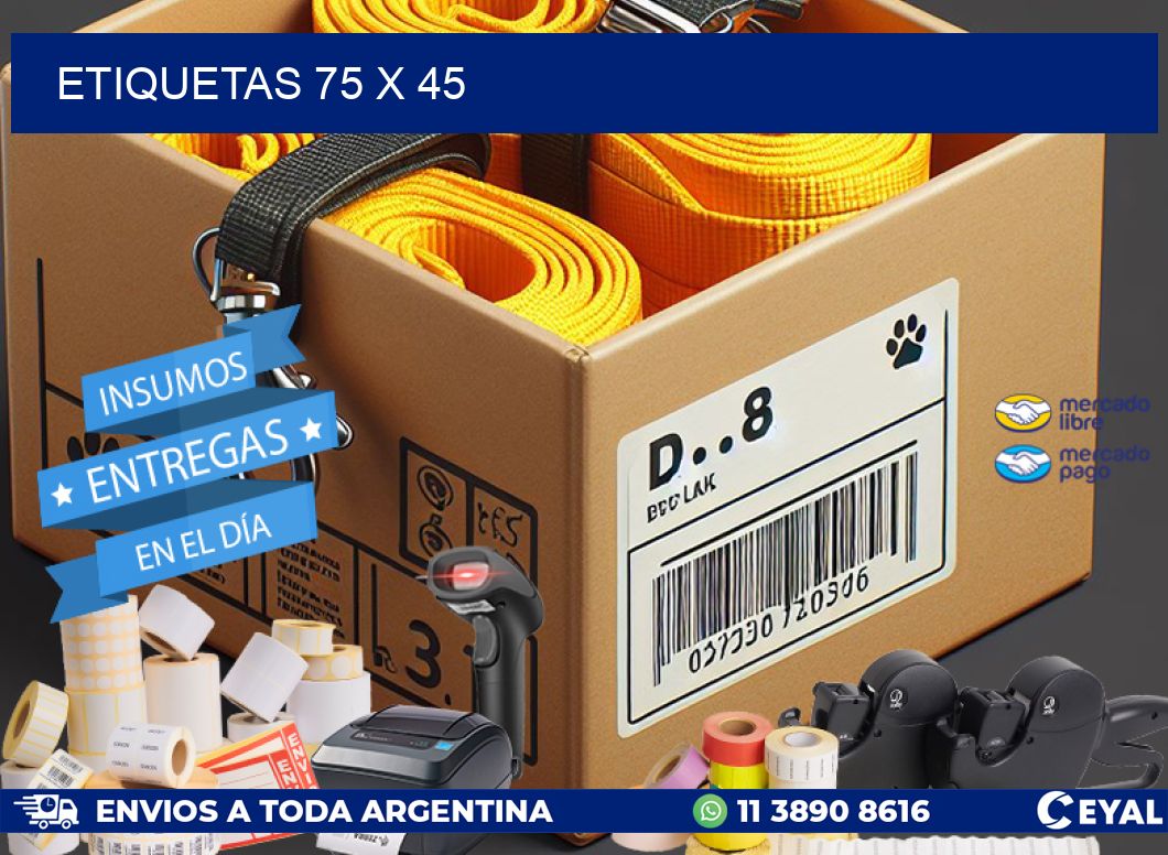 ETIQUETAS 75 x 45