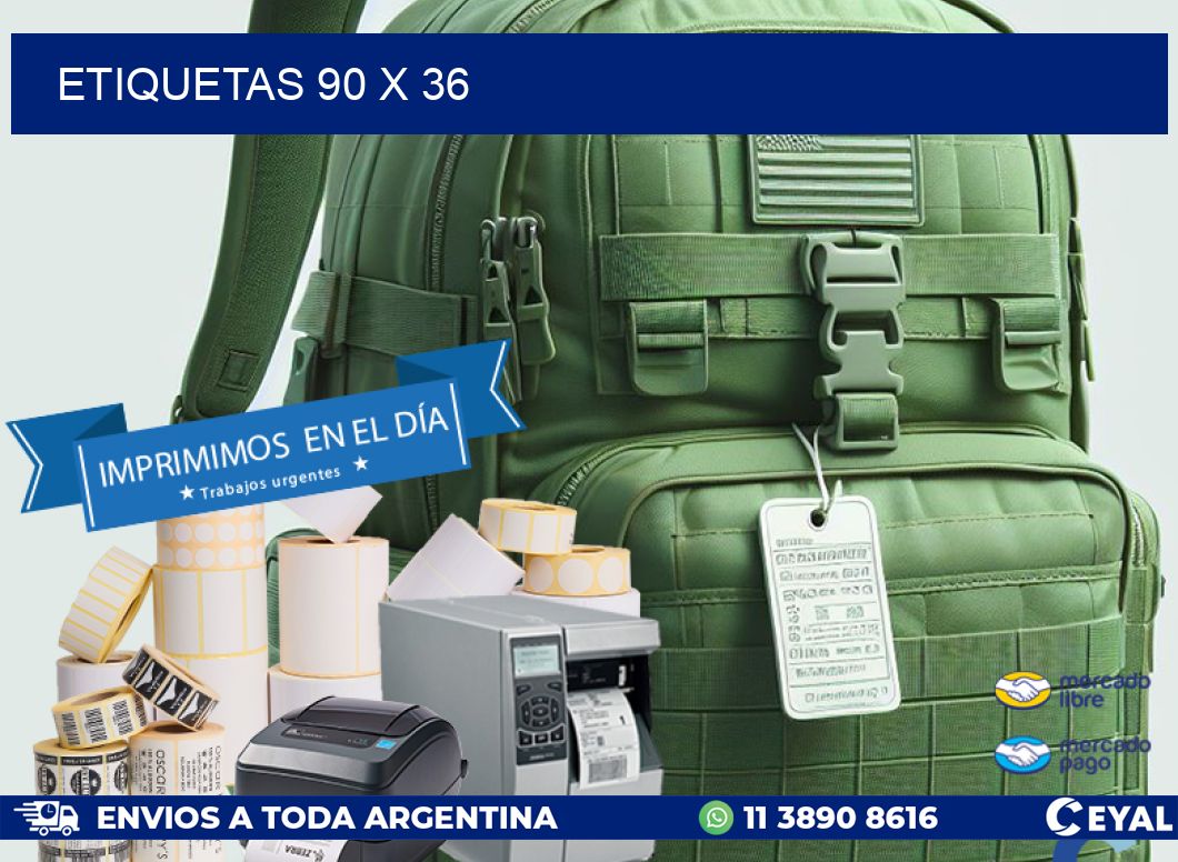 ETIQUETAS 90 x 36