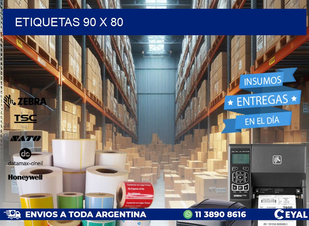 ETIQUETAS 90 x 80