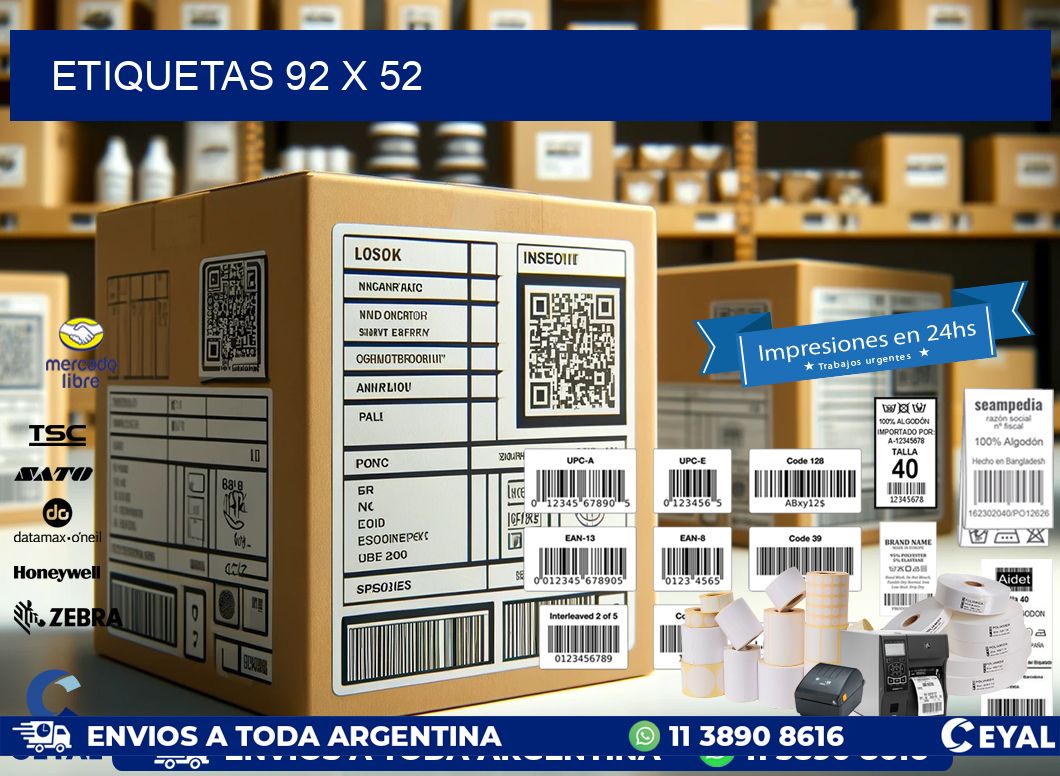 ETIQUETAS 92 x 52