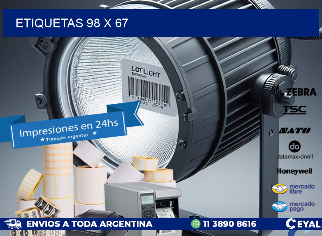 ETIQUETAS 98 x 67