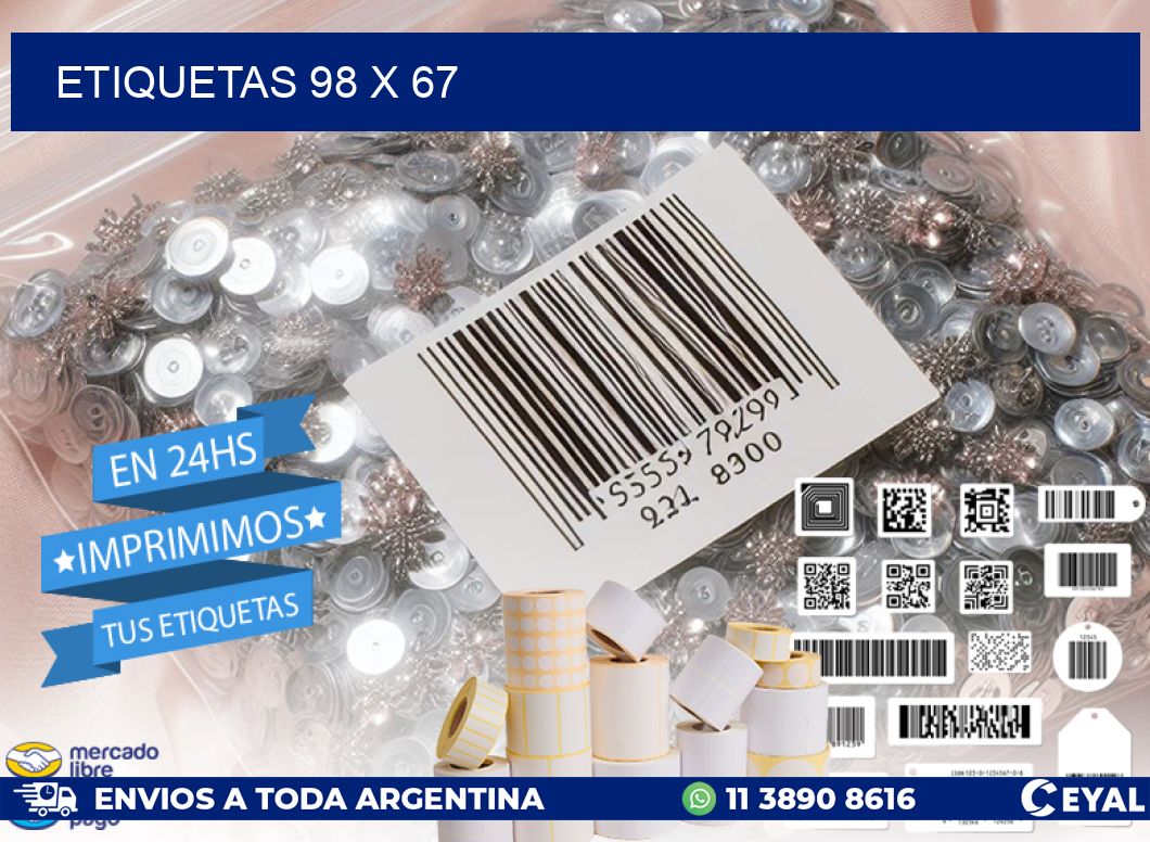 ETIQUETAS 98 x 67