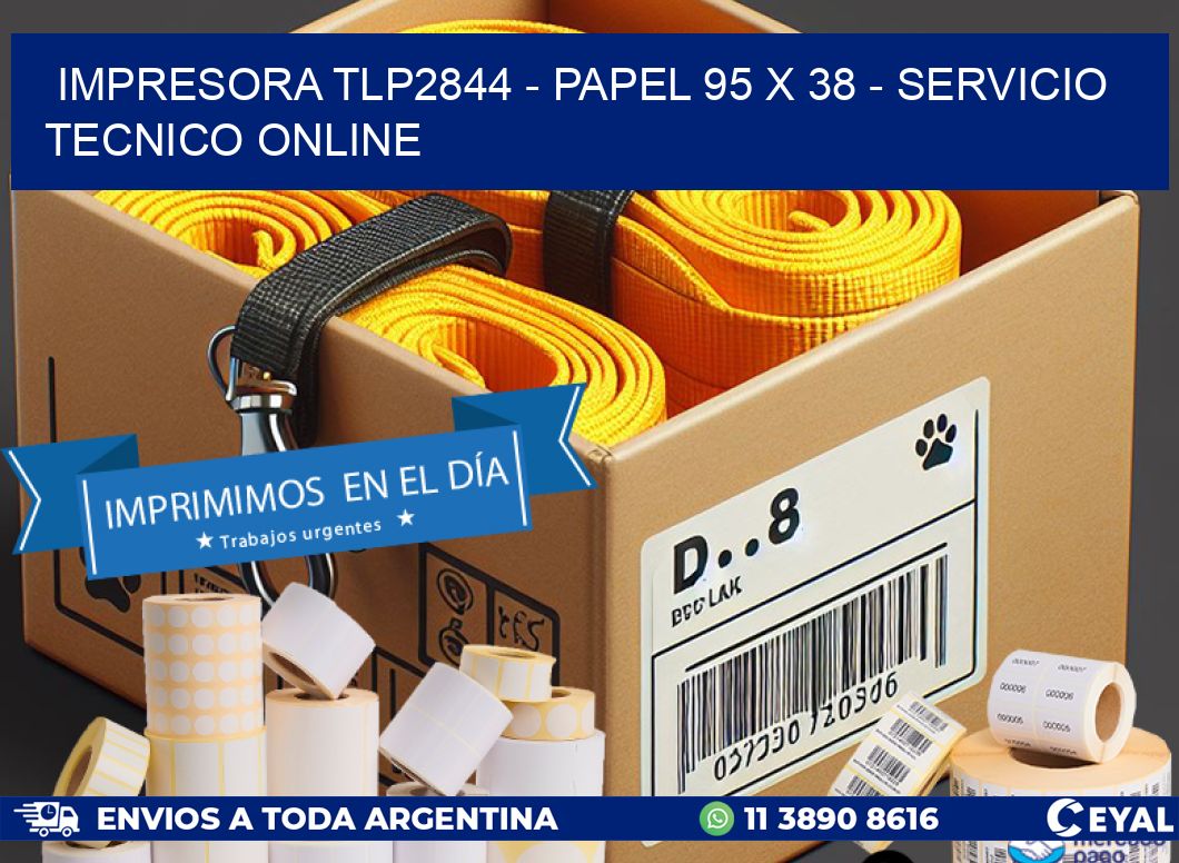 IMPRESORA TLP2844 - PAPEL 95 x 38 - SERVICIO TECNICO ONLINE