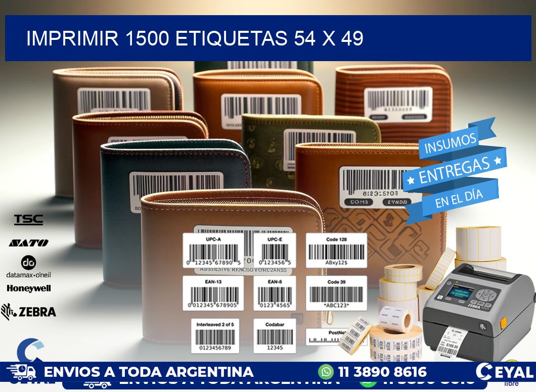 IMPRIMIR 1500 ETIQUETAS 54 x 49