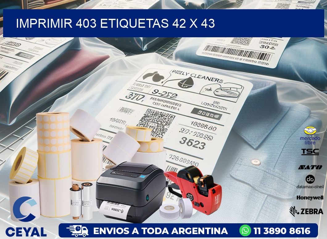 IMPRIMIR 403 ETIQUETAS 42 x 43