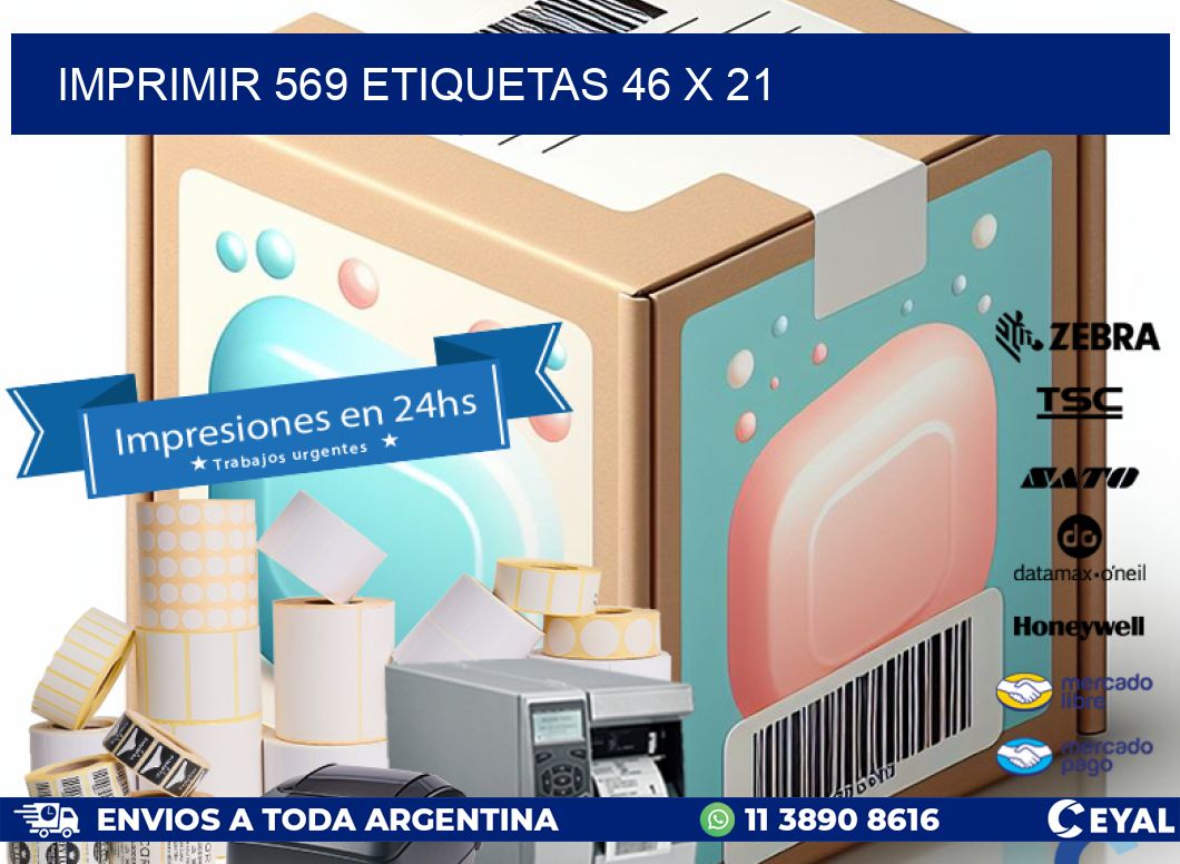 IMPRIMIR 569 ETIQUETAS 46 x 21