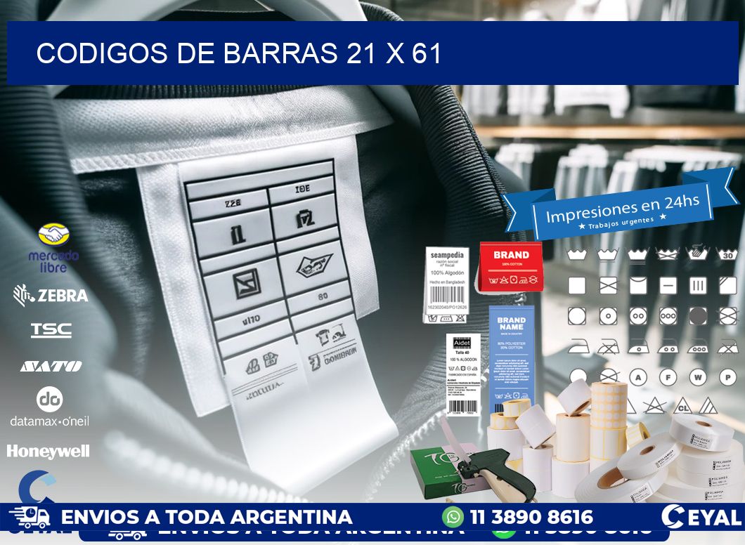 codigos de barras 21 x 61