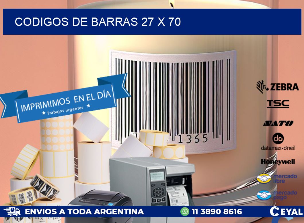 codigos de barras 27 x 70