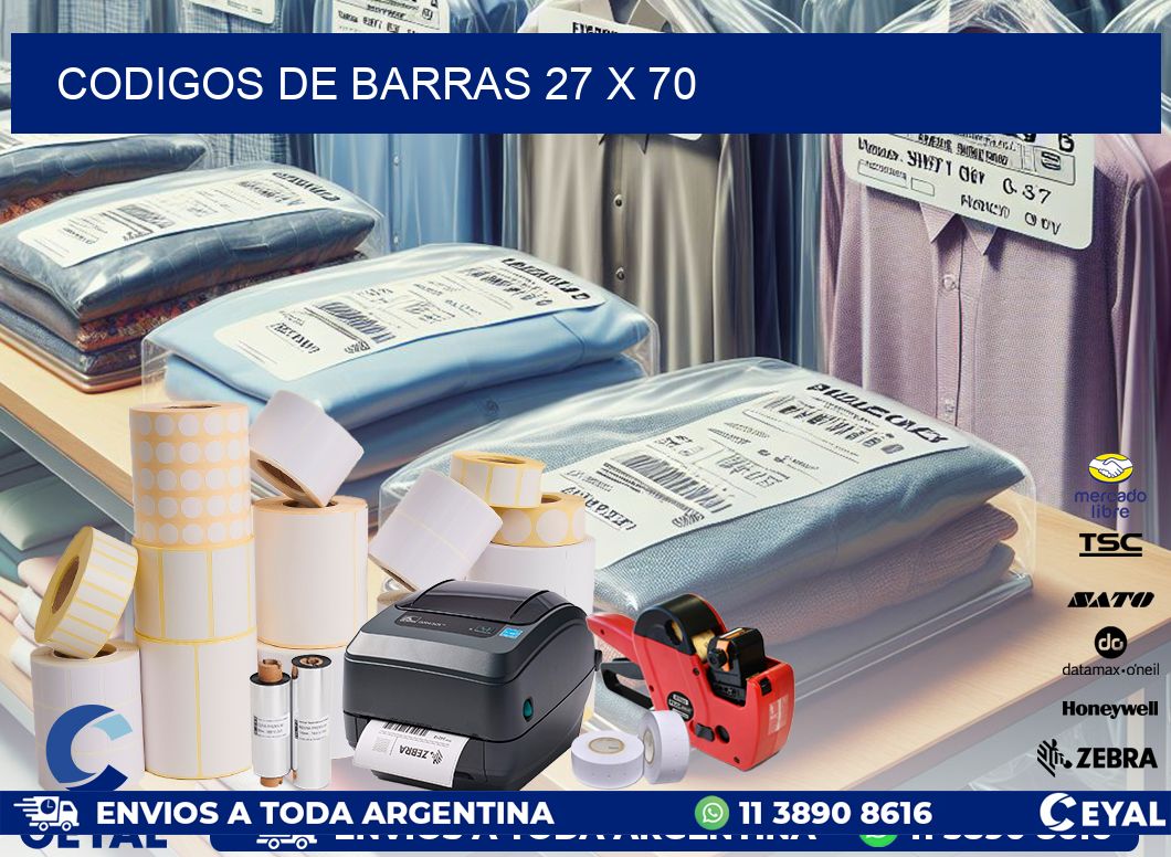 codigos de barras 27 x 70