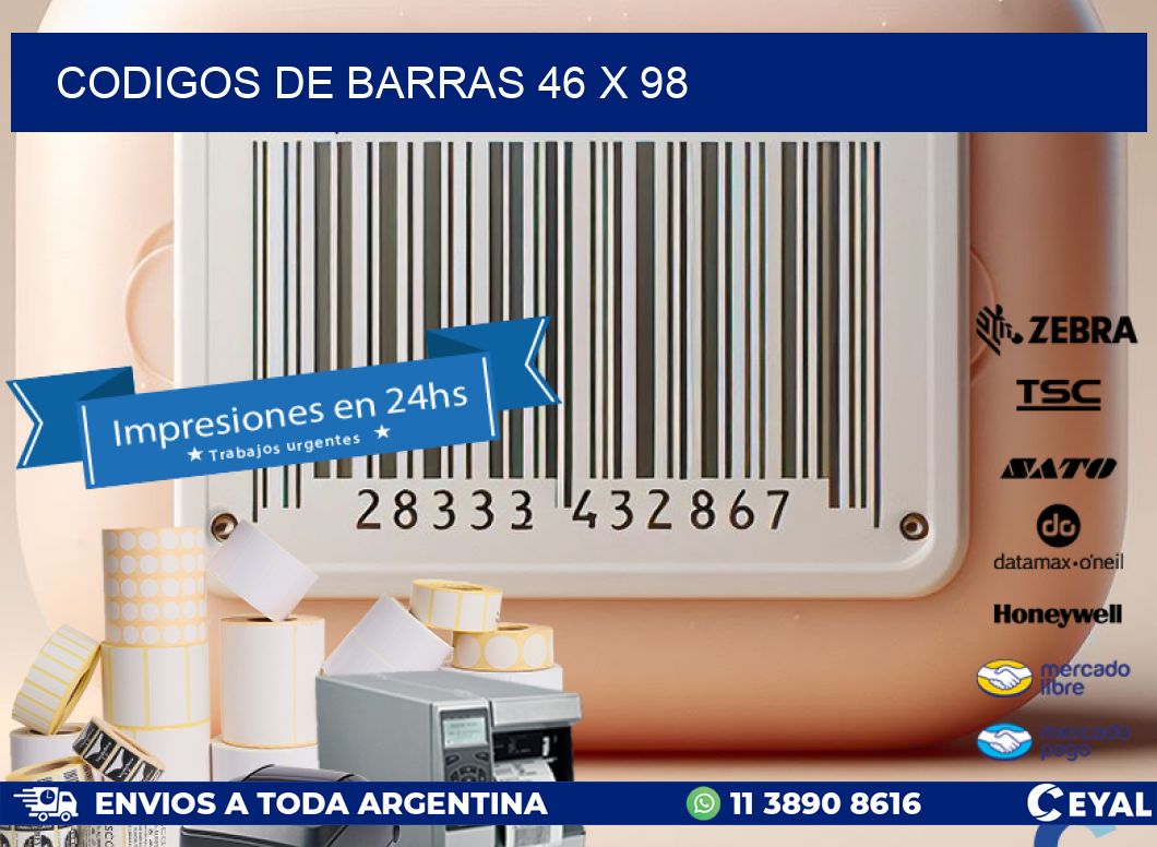 codigos de barras 46 x 98