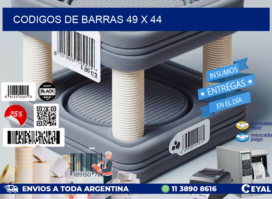 codigos de barras 49 x 44