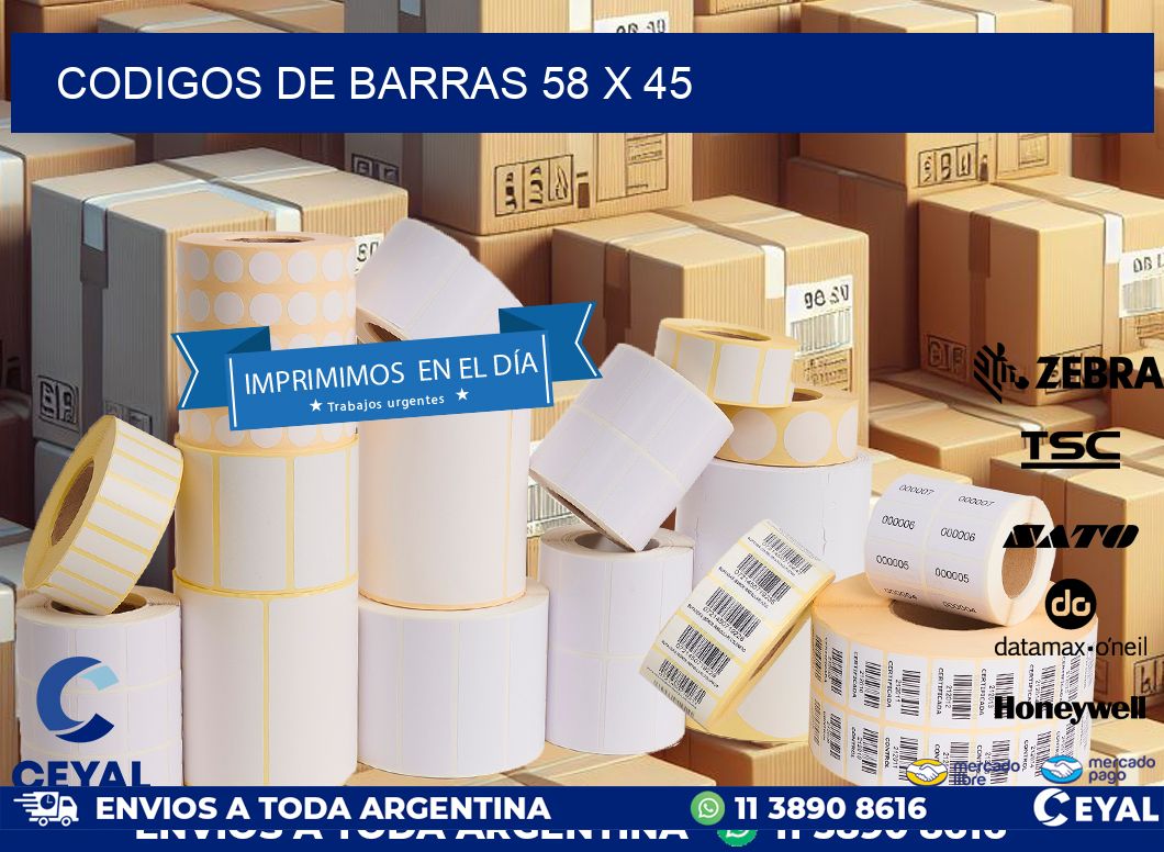 codigos de barras 58 x 45