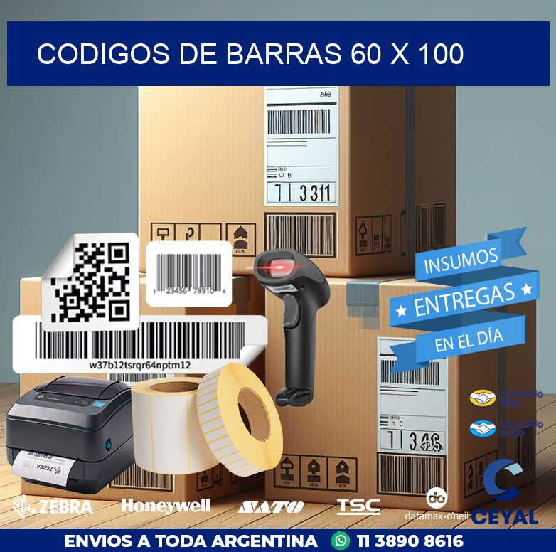 codigos de barras 60 x 100