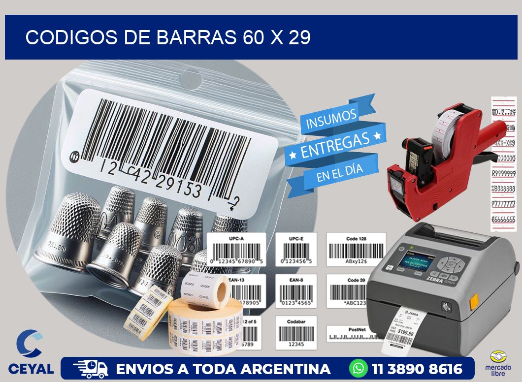 codigos de barras 60 x 29