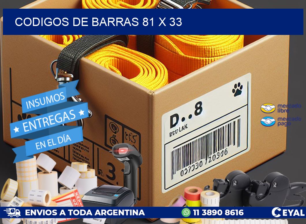 codigos de barras 81 x 33