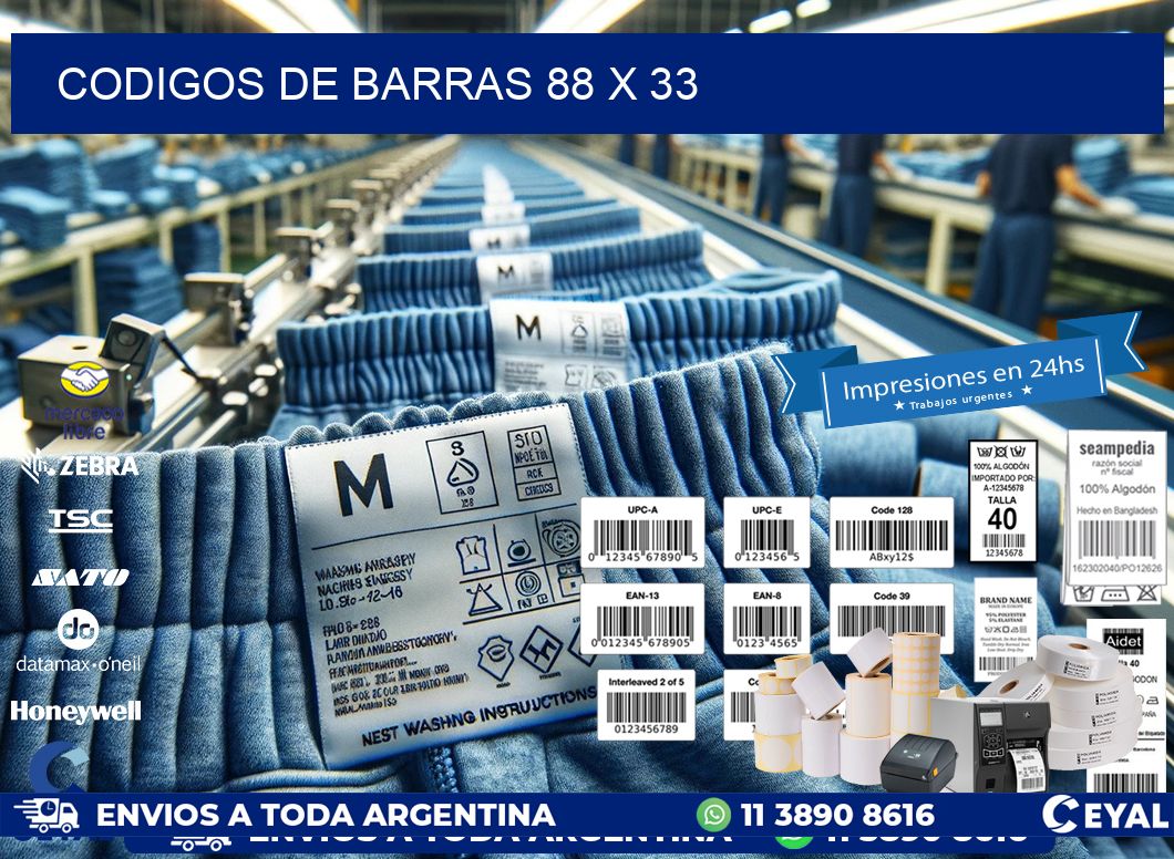 codigos de barras 88 x 33