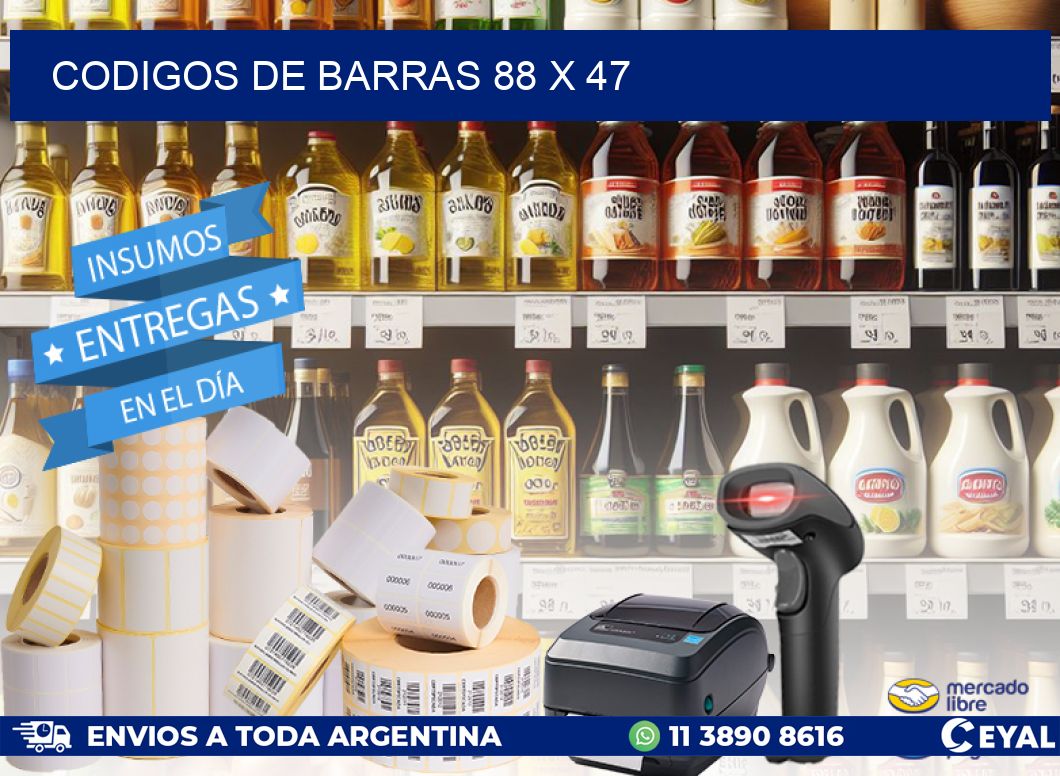 codigos de barras 88 x 47