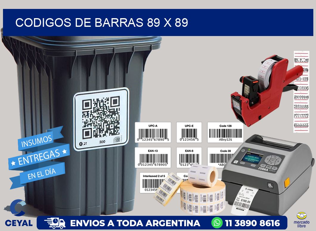 codigos de barras 89 x 89