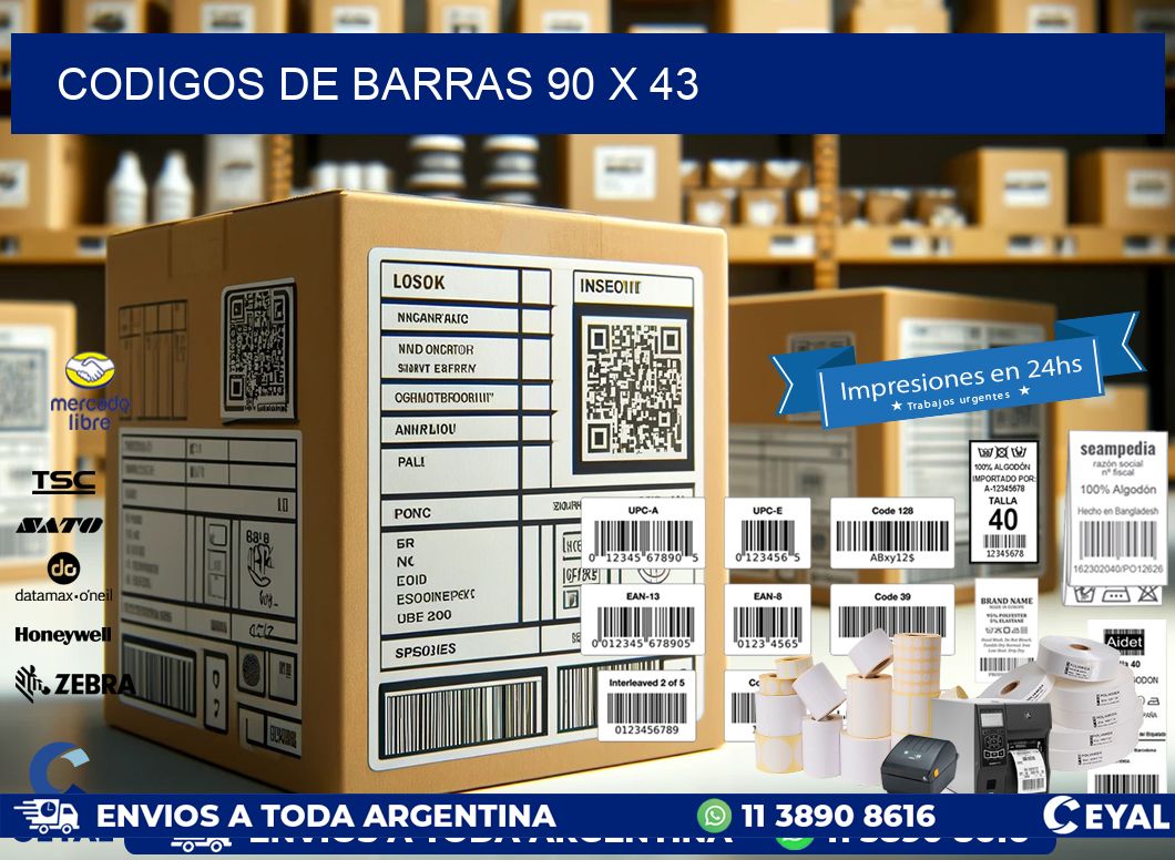 codigos de barras 90 x 43