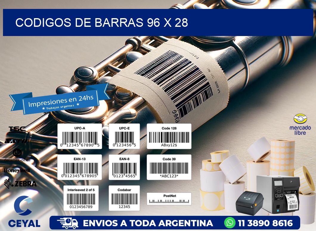 codigos de barras 96 x 28