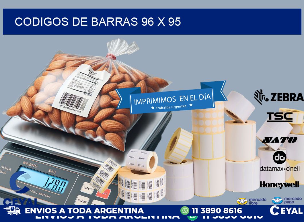 codigos de barras 96 x 95