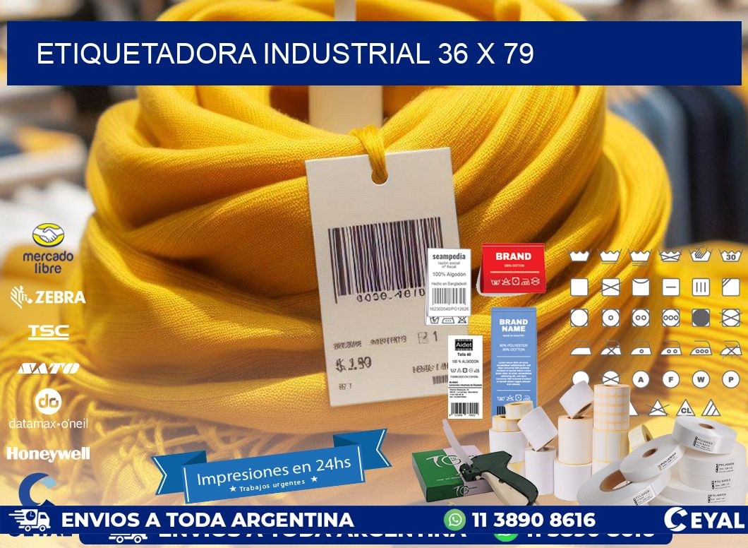 etiquetadora industrial 36 x 79