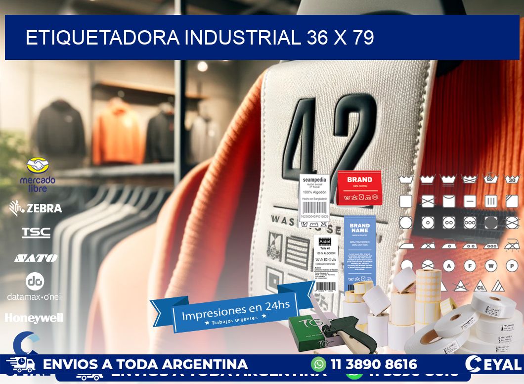 etiquetadora industrial 36 x 79