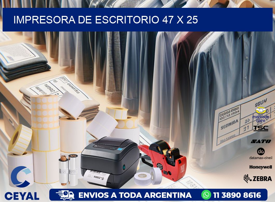 impresora de escritorio 47 x 25