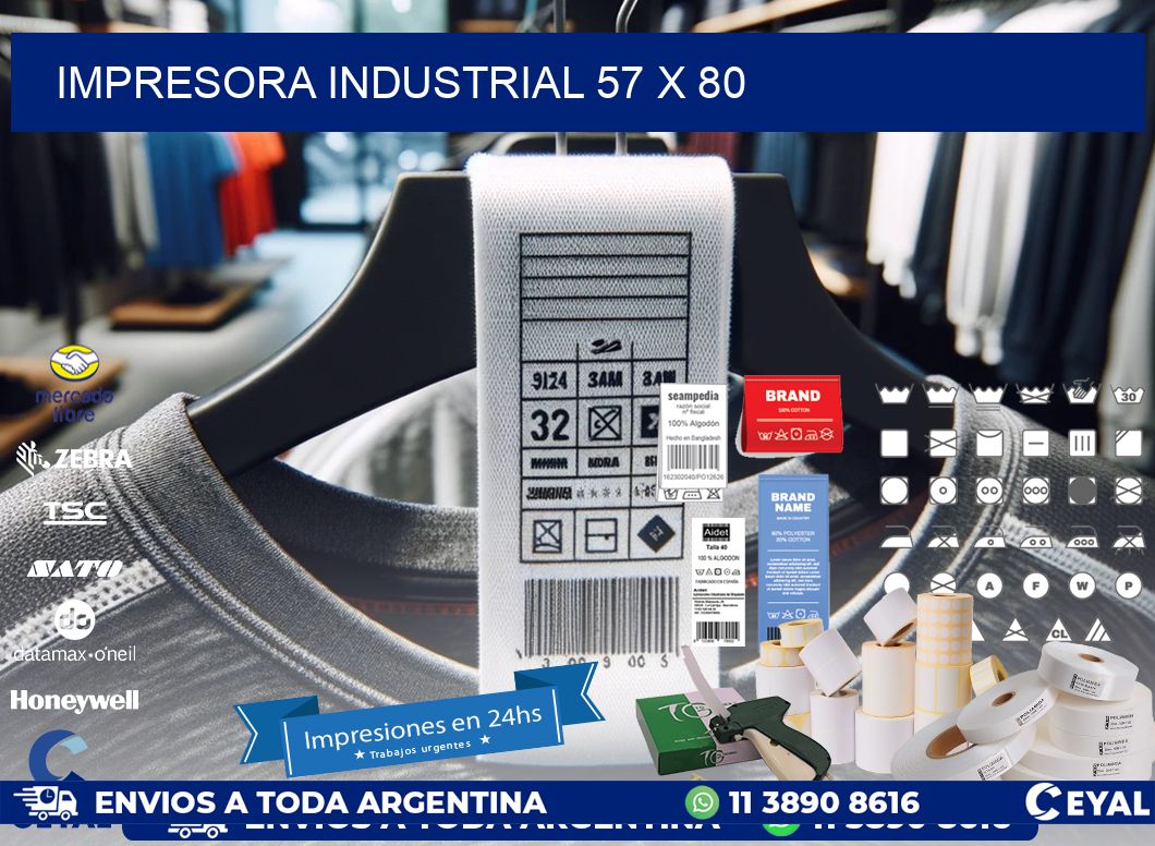 impresora industrial 57 x 80