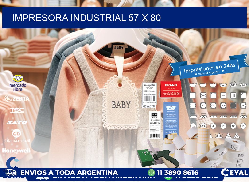 impresora industrial 57 x 80