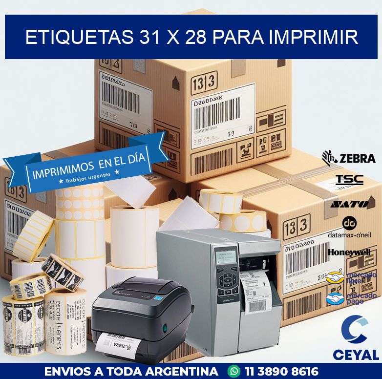 ETIQUETAS 31 x 28 PARA IMPRIMIR