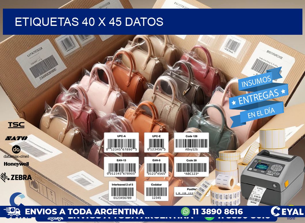 ETIQUETAS 40 x 45 DATOS