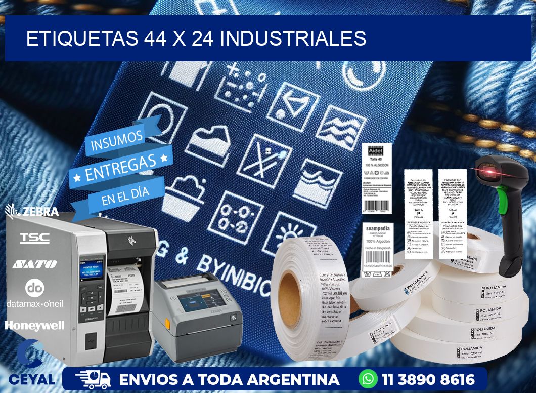 ETIQUETAS 44 x 24 INDUSTRIALES
