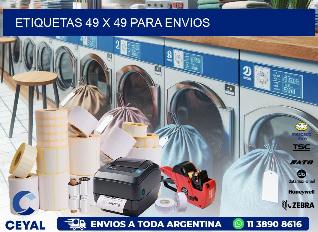 ETIQUETAS 49 x 49 PARA ENVIOS