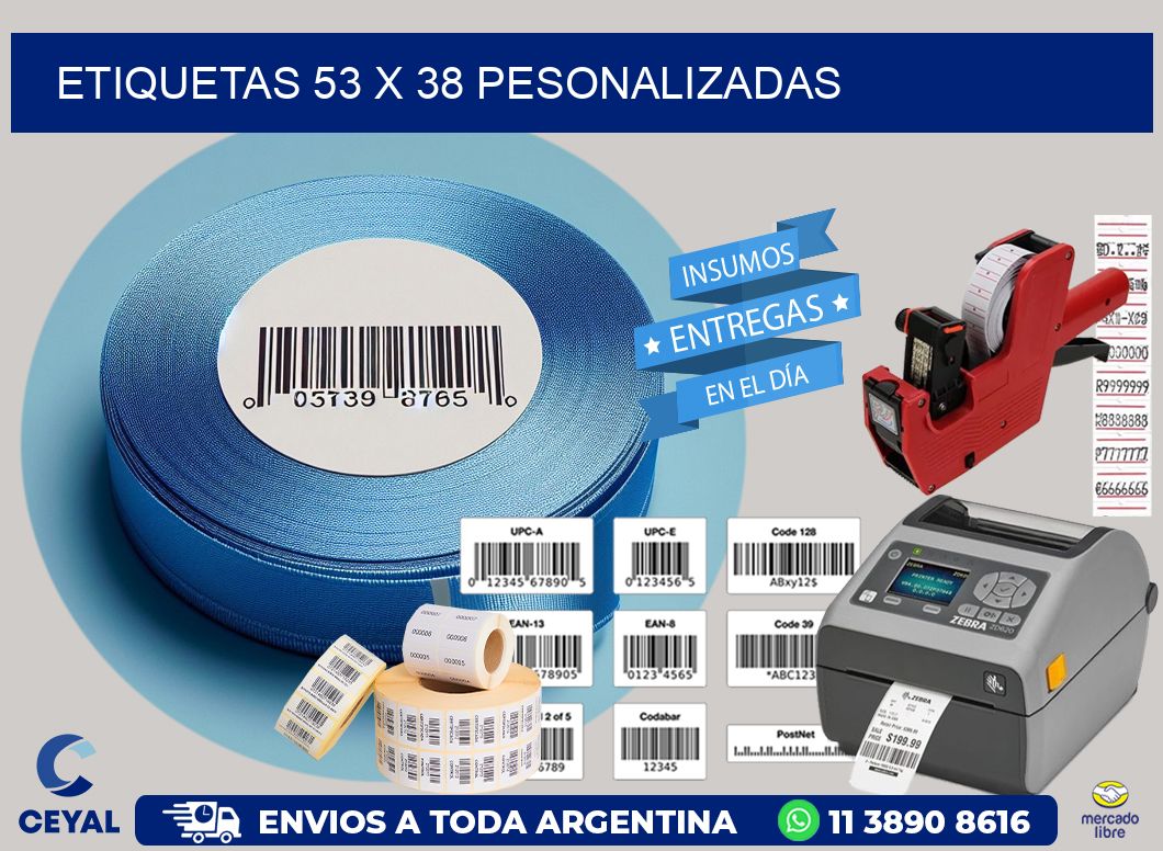 ETIQUETAS 53 x 38 PESONALIZADAS