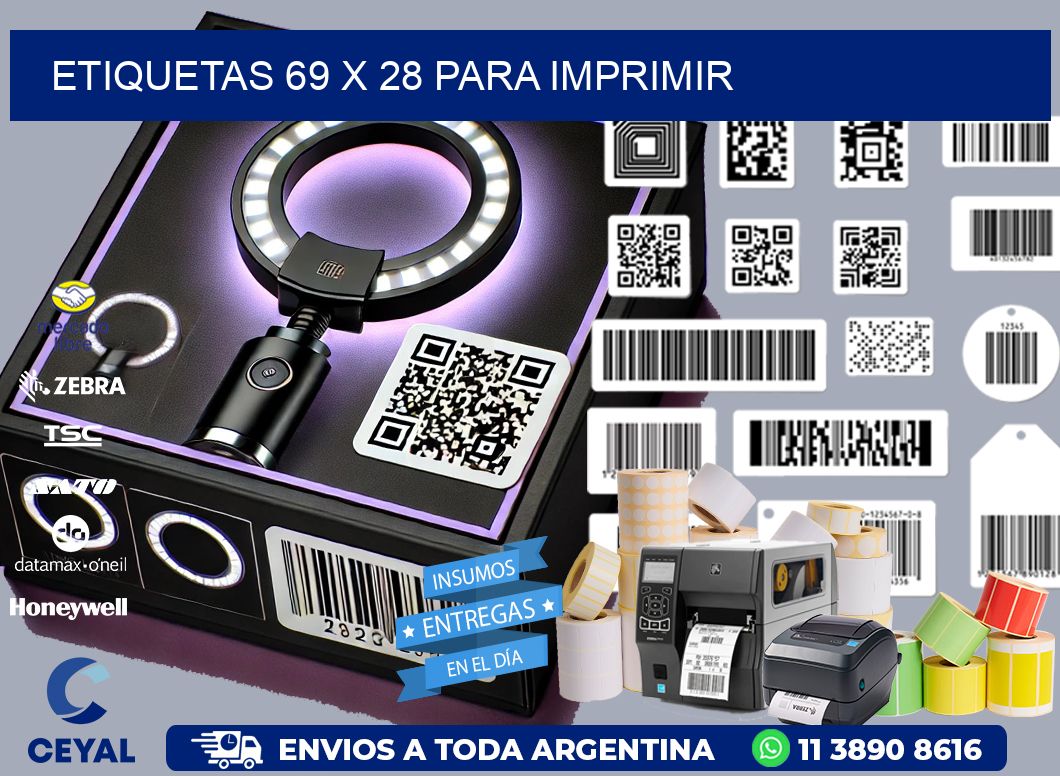 ETIQUETAS 69 x 28 PARA IMPRIMIR