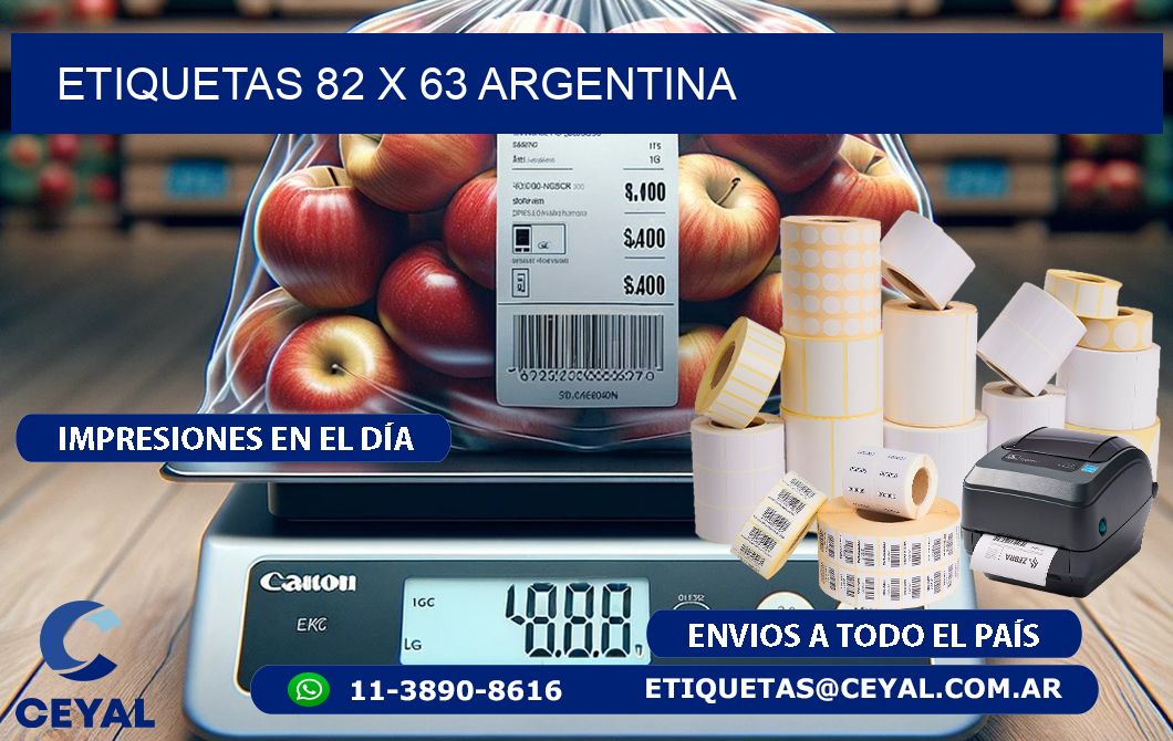 ETIQUETAS 82 x 63 ARGENTINA