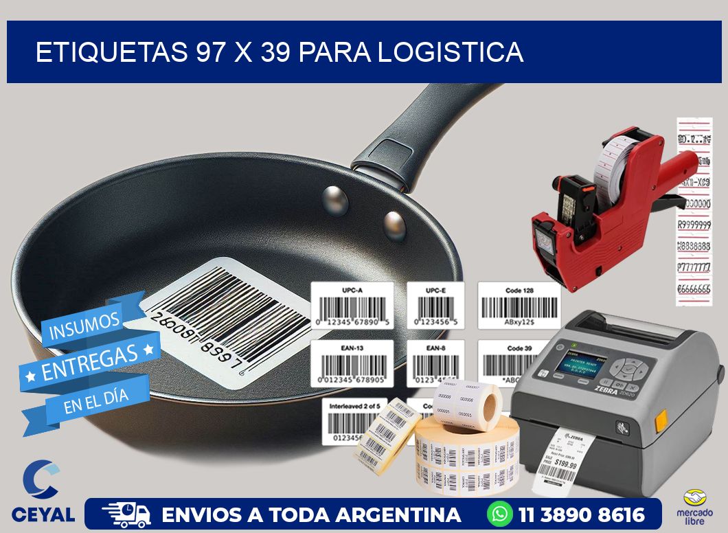 ETIQUETAS 97 x 39 PARA LOGISTICA