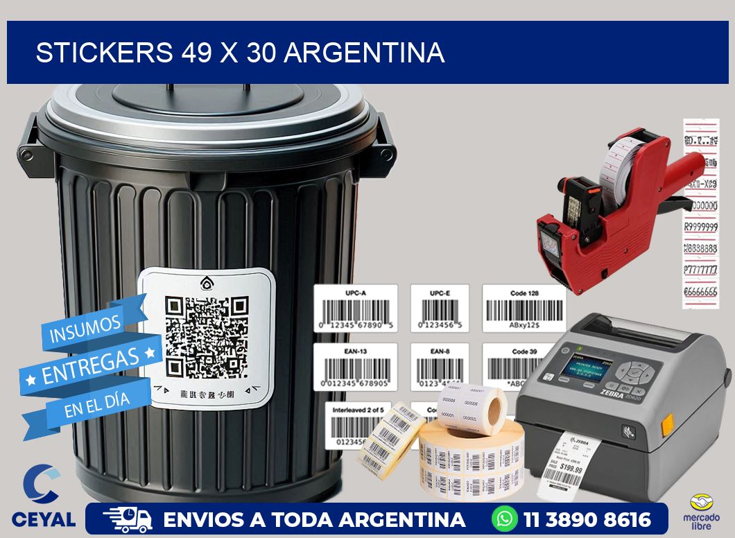 STICKERS 49 x 30 ARGENTINA