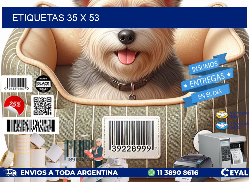 etiquetas 35 x 53
